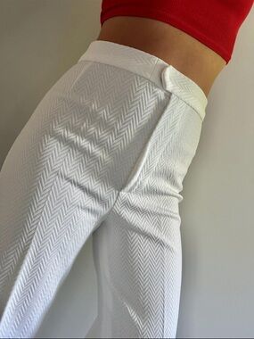 Vintage White 1970s trousers
